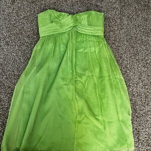 100% Silk Strapless Cocktail Dress